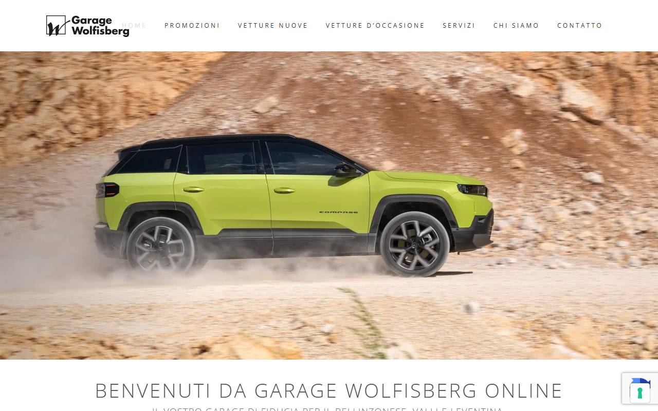 Anteprima del sito: Garage Wolfisberg SA Castione