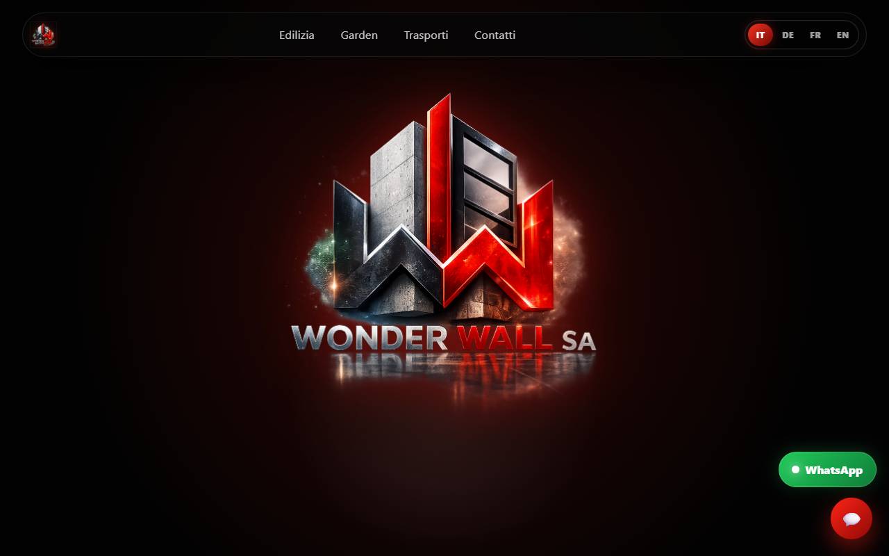 Anteprima del sito: WONDER WALL SA