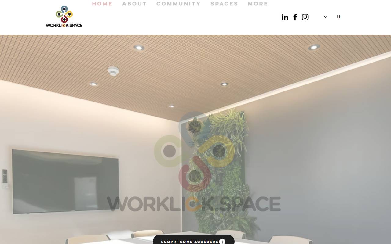 Anteprima del sito: WORKLICK.SPACE SAGL
