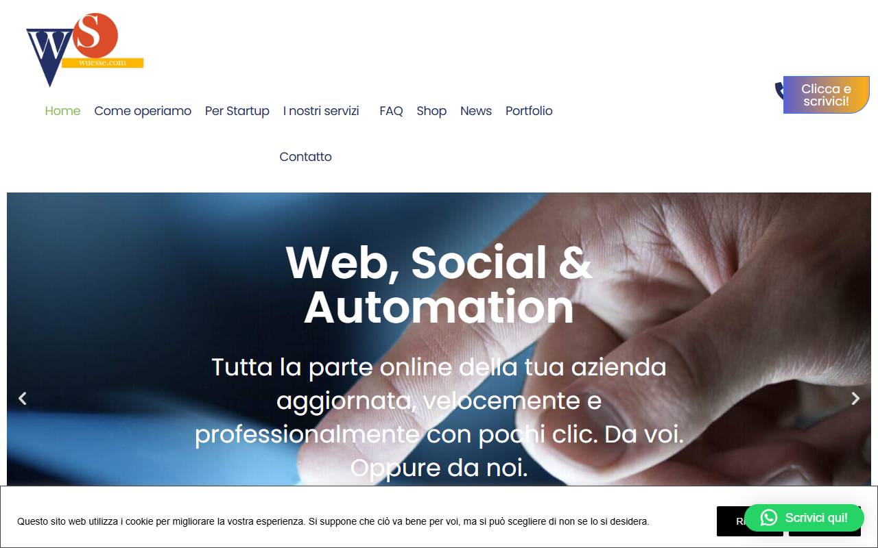 Anteprima del sito: Wuesse.com Sagl