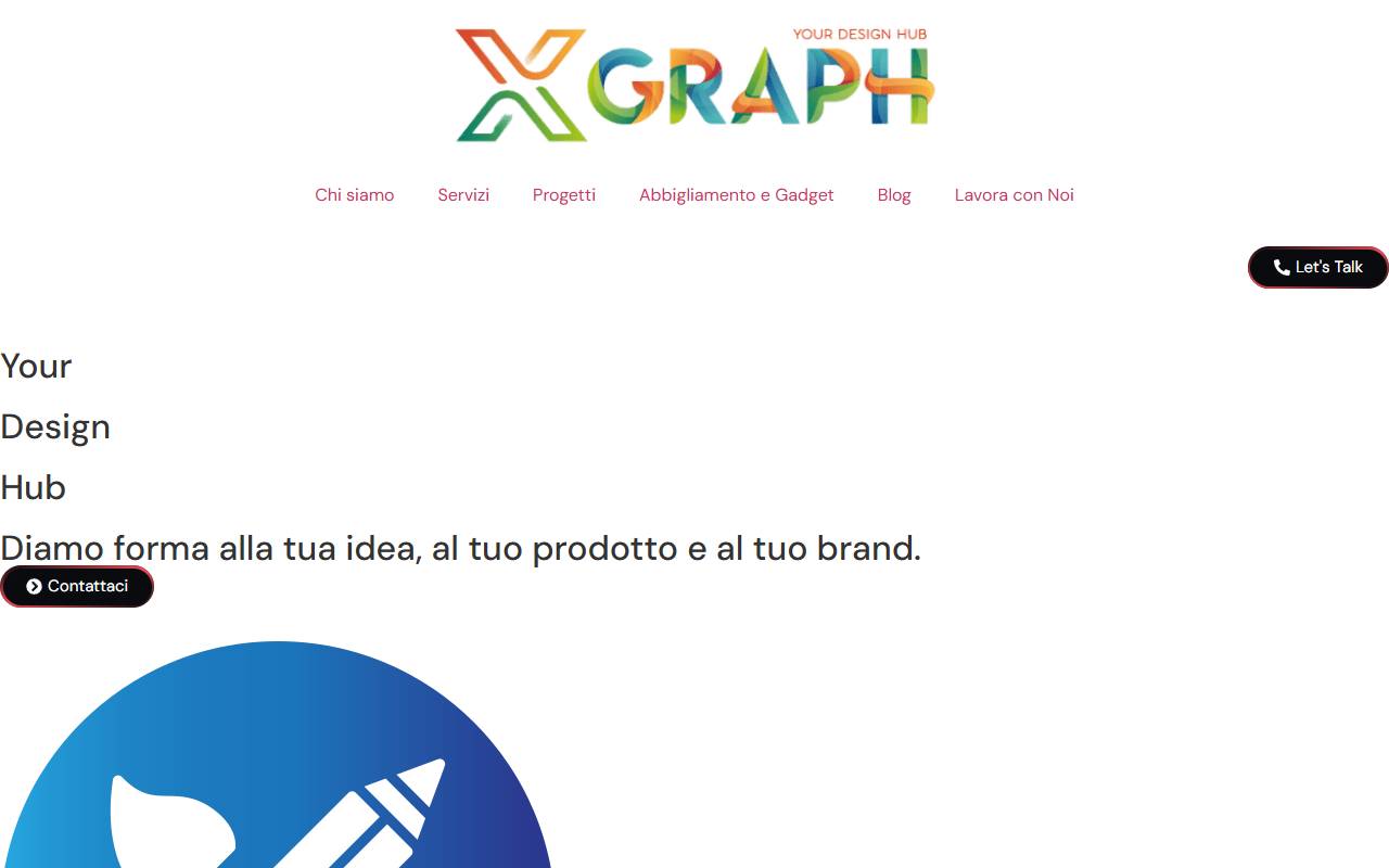 Anteprima del sito: XGRAPH Sagl