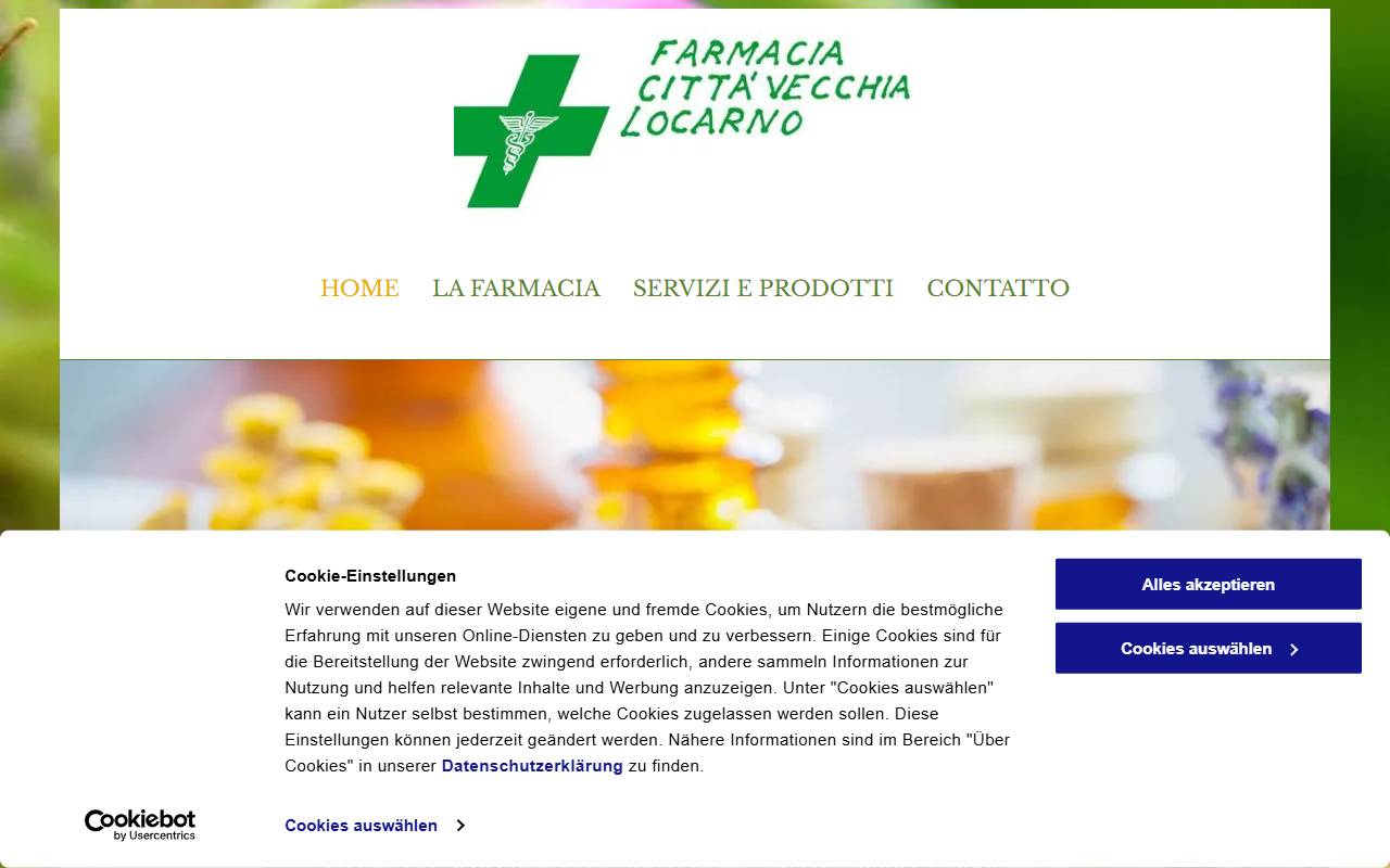 Anteprima del sito: FARMACIA CITTÀ VECCHIA SAGL