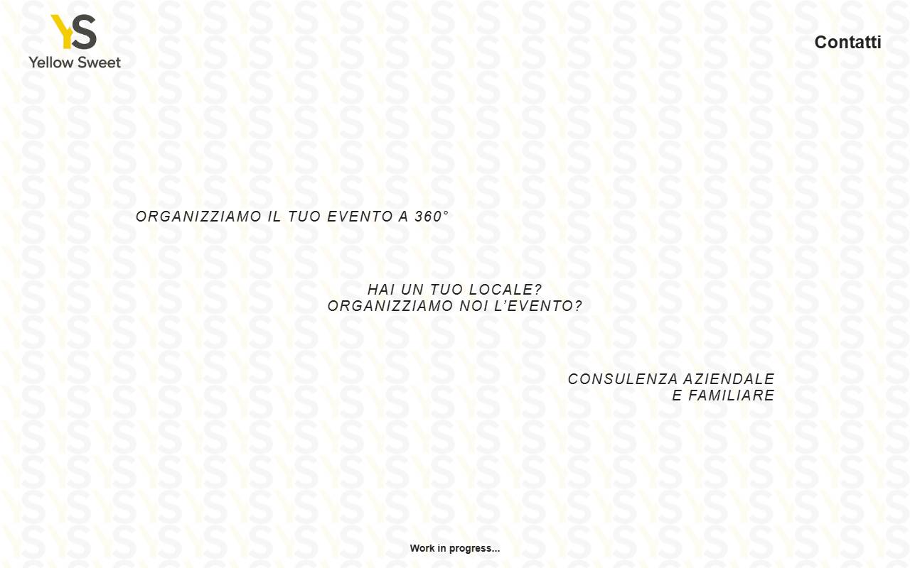 Anteprima del sito: Yellow Sweet Sagl