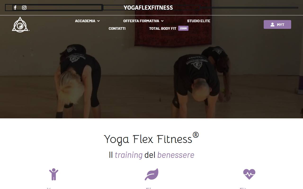 Anteprima del sito: YOGAFLEXFITNESS SAGL