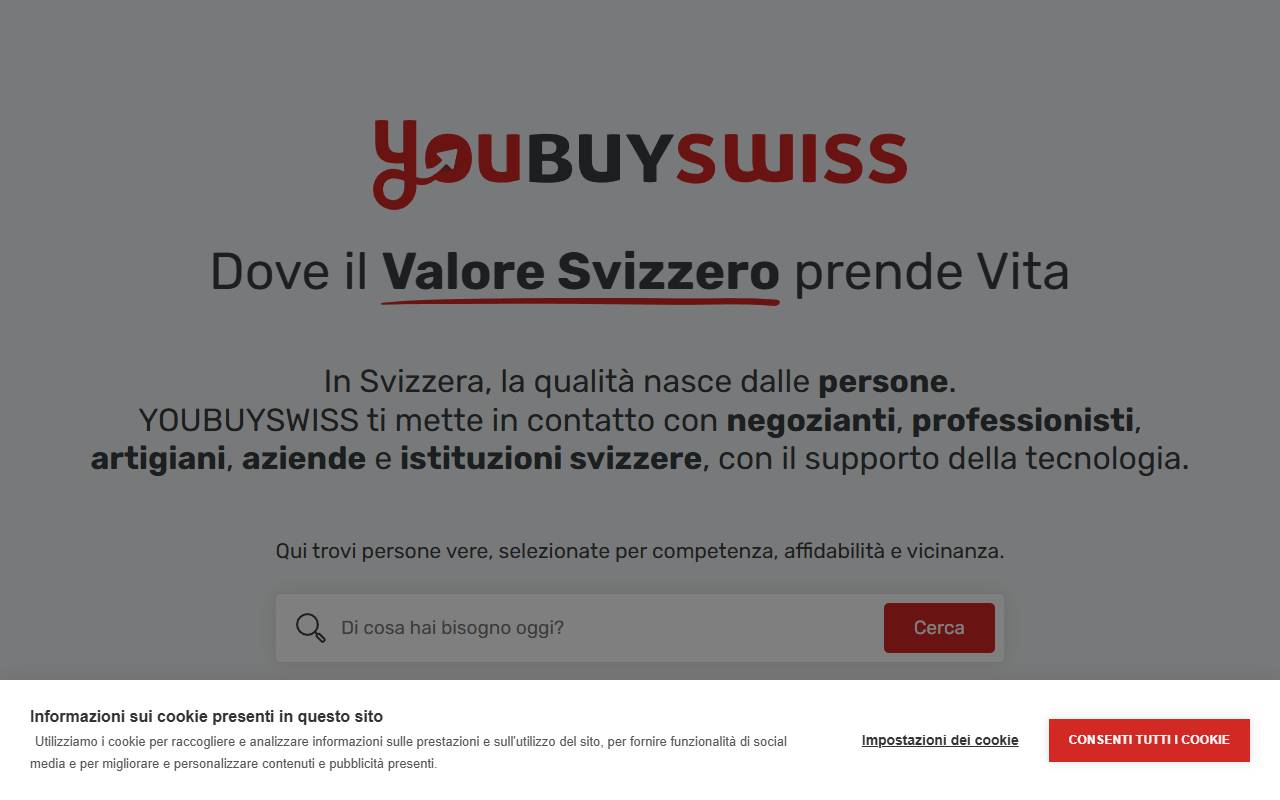Anteprima del sito: YOUBUYSWISS SA