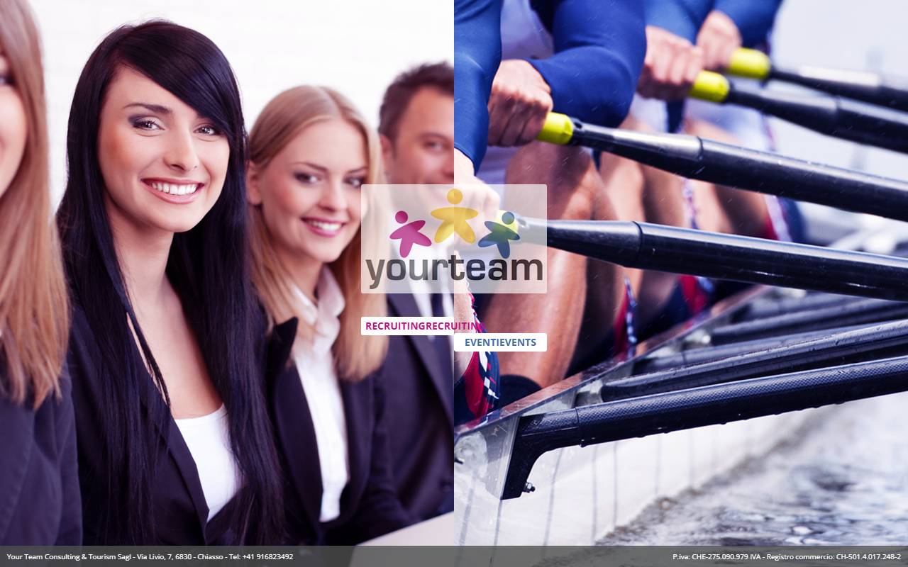 Anteprima del sito: Your Team Consulting & Tourism Sagl