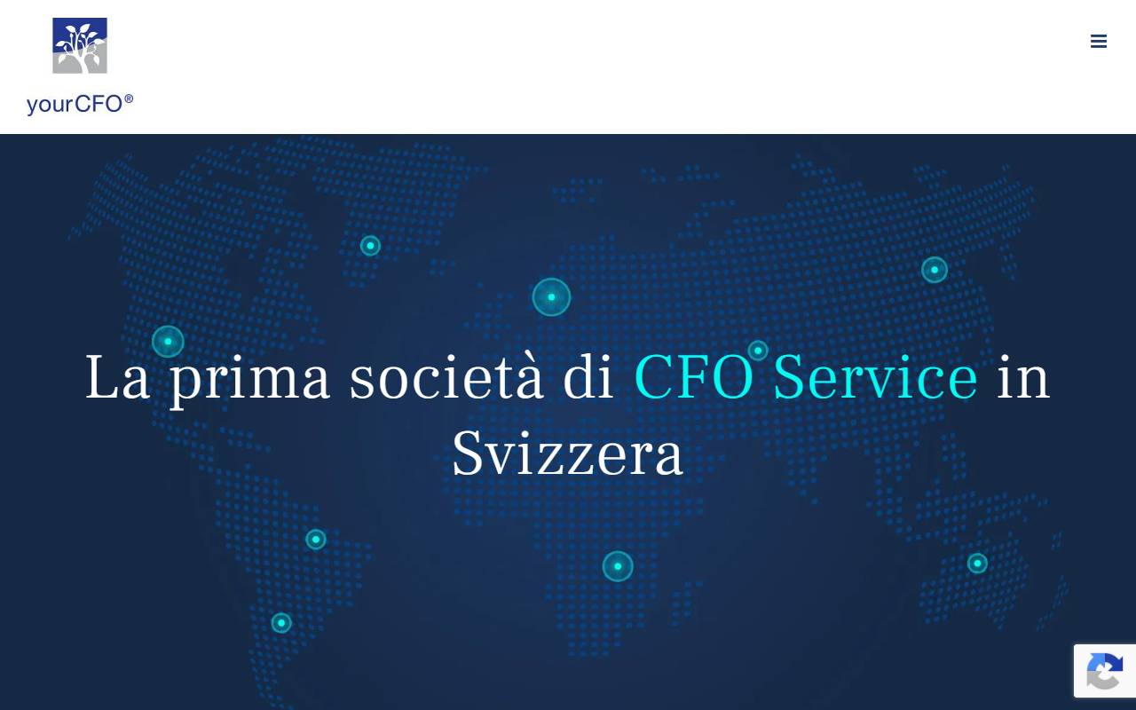 Anteprima del sito: yourCFO Consulting Sagl