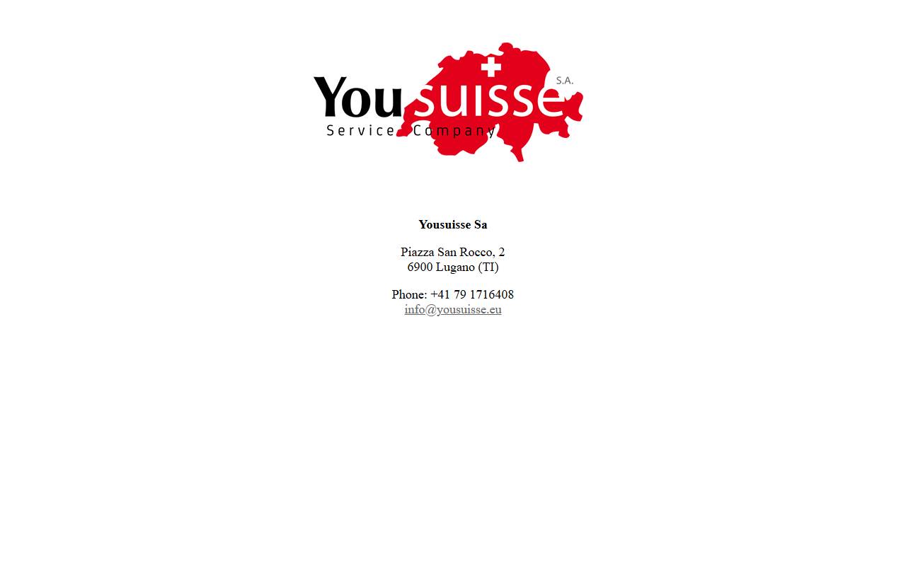 Anteprima del sito: YOUSUISSE SA