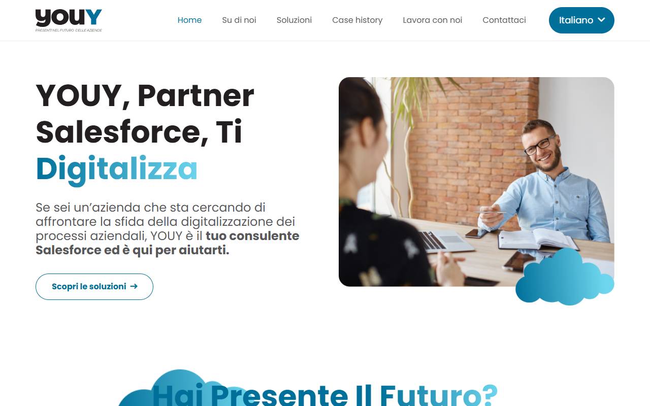 Anteprima del sito: YouY Sagl