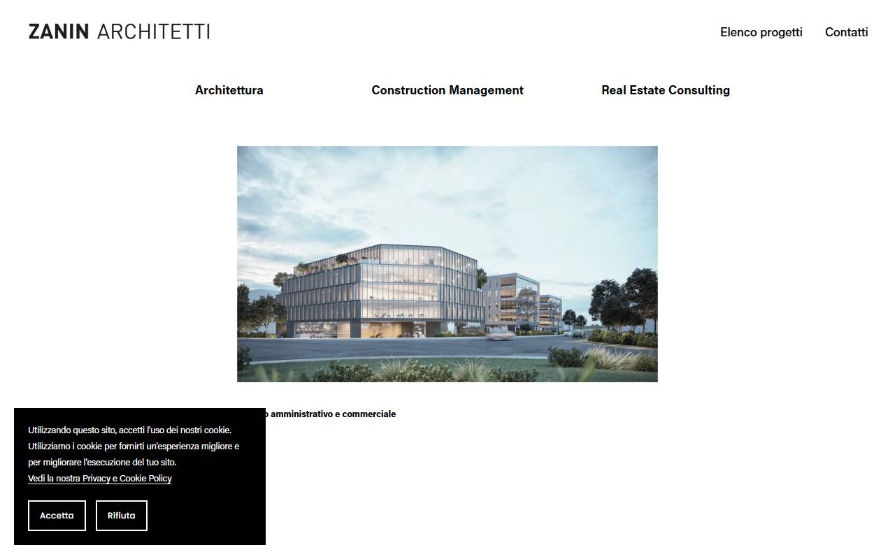 Anteprima del sito: ZANIN ARCHITETTI Sagl