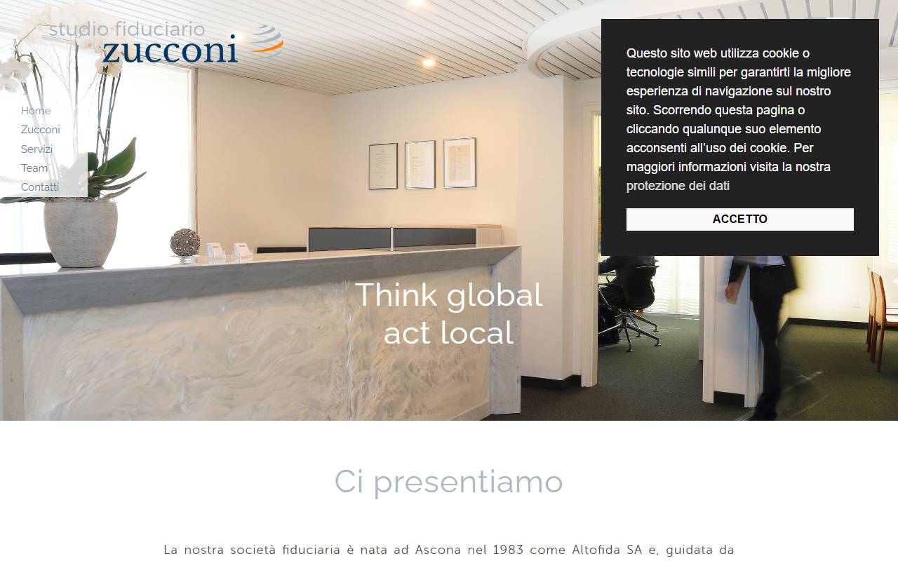 Anteprima del sito: Zucconi & Partners SA
