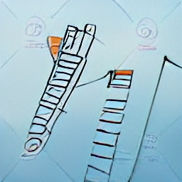 ** "Dachdecker (Roofer) at work on a modern house roof. Illustration in a sketch style showing a roofer wearing work clothes and safety equipment, using tools like a hammer and ladder, against a clear blue sky. Find roofing jobs and skilled professionals."