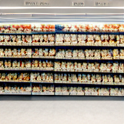 Sketch illustration of a retail apprentice working at a modern ALDI Suisse store, stocking shelves with food and non-food items. The image evokes a positive and engaging work environment, highlighting the apprenticeship opportunity.