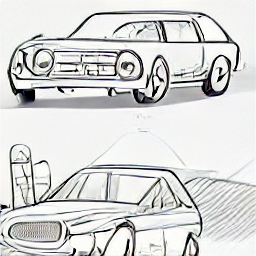 "Taxi driver in Interlaken, Switzerland, sketch illustration. A friendly taxi driver in modern clothing stands near a taxi with mountains in the background, representing a flexible and independent job opportunity."