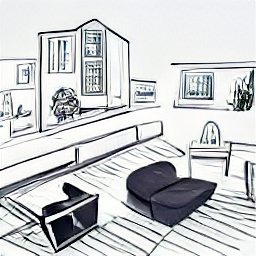 "A sketch-style illustration depicting a modern house cleaner in a contemporary setting, showcasing the profession of a house cleaner in a relatable and professional manner. Ideal for part-time, flexible cleaning jobs."