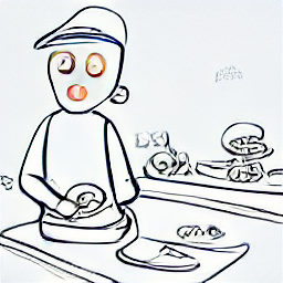 "Waiter or waitress working in a contemporary restaurant or pizzeria, showcasing a sketch-style illustration of a person in a service role in a modern dining setting. Ideal for representing a job opportunity in the hospitality industry, specifically as a waiter or waitress, and related to the food service sector."