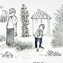 "Giardiniere a Basilea con IV Svizzera: lavoro part-time in giardinaggio. Illustrazione di un giardiniere che cura un giardino con attrezzi da giardinaggio, in uno stile di schizzo moderno. Offriamo un lavoro part-time interessante e vario in un piccolo team."