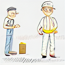 "A sketch-style illustration depicting a construction worker engaged in painting, plastering, tiling, or drywall tasks. The image represents the essential skills for a successful construction business, emphasizing the opportunity to take over an established company in the construction sector. Construction worker, painting, plastering, tiling, drywall, business succession, construction company."