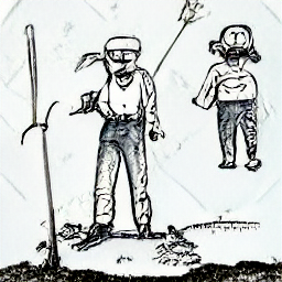 "Giardiniere a Ticino: Un giardiniere professionista al lavoro in un giardino moderno, usando attrezzature moderne come sistemi di irrigazione e macchinari per movimento terra. Illustrazione in stile schizzo che evidenzia la professione di giardiniere nel Cantone Ticino."