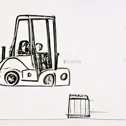 "Forklift operator at work in a modern construction site or warehouse. Sketch style illustration showcasing a worker operating a forklift, wearing safety gear, highlighting the profession of forklift driver in a contemporary environment. #forklift #operator #construction #warehouse #job #career #safety #suva #carrelloelevatore"