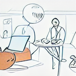 "A young professional working from home, surrounded by travel accessories, signifying a career in modern digital marketing and communications. Sketch-style illustration depicting a freelance or remote work opportunity, perfect for young, enthusiastic individuals who enjoy travel and building their future."