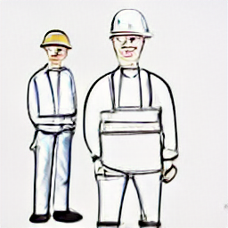 ** "Personalberater/in in the Construction Industry - Sketch Illustration. A recruiter networking and finding the ideal candidates for construction jobs. Recruitment, construction jobs, HR, career."