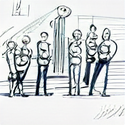 ** "Recruitment in the construction industry: Sketch illustration of a human resources professional interacting with a construction worker, highlighting the role of HR in finding skilled labor for building projects. #HR #Construction #Recruitment #JobSearch #Building #SkilledTrades #Personalberater"