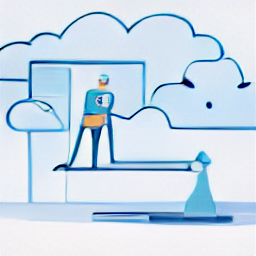 "Observability Engineer sketching illustration, showcasing a professional analyzing system data on multiple screens within a cloud environment. This image represents the field of Observability Engineering, a crucial role in ensuring system reliability and performance in modern cloud infrastructure."