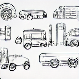 "A sketch-style illustration depicting a trailer mechanic at work in a modern workshop. The scene shows a mechanic repairing or maintaining trailer brakes, with tools and parts visible. A truck or tractor is partially visible in the background, highlighting the context of heavy vehicle maintenance. This image represents a part-time job opportunity for an experienced trailer mechanic."