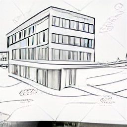 ** "Painter working on a building exterior in Baden, Switzerland. Illustration depicts a painter using tools and equipment in a modern setting, highlighting the profession of a painter in the construction industry. Find painting jobs in Baden."