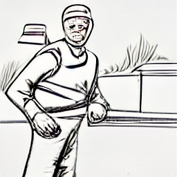 "Gipser at work: Sketch style illustration of a plasterer applying plaster to a wall in a modern building site. Tools and building materials are visible, showcasing the profession of a Gipser in the Nassbereich."