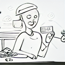 ** "Waitress job opportunity: Sketch illustration of a friendly waitress serving customers in a contemporary restaurant setting. Find your perfect waitress job today."