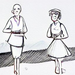 "A waitress working in a modern bar in Lugano, Switzerland. Sketch style illustration representing a part-time waitress job opportunity in a welcoming and dynamic bar setting. #waitress #bar #lugano #job #parttime #ristorazione #cameriera #ticino"