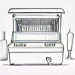 "Lavapiatti in un ristorante moderno, a lavoro nel lavandino. Illustrazione in stile schizzo che evidenzia gli strumenti e le attività quotidiane di un lavapiatti. Lavoro part-time a Lamone."