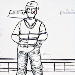 "Maurer at work on a modern construction site. Sketch style illustration showcasing a bricklayer using tools and equipment, highlighting the profession of Maurer in a contemporary setting."
