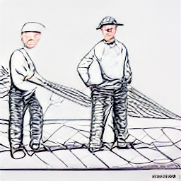 ** "Dachdecker EFZ (Roofer) working on a roof, using tools and tiles. Illustration showcases the skills and tasks of a modern day roofer, including roof construction, repair, and maintenance. Ideal for a roofing company, recruitment, or job posting related to the profession of Dachdecker."