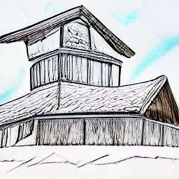 "Investitore edile in Ticino: ristrutturazione rustico di montagna. Illustrazione in stile schizzo di un operaio edile moderno che ristruttura un rustico in pietra con camino in pietra e tecniche edilizie tradizionali, in un contesto contemporaneo. Investimento in edilizia, ristrutturazione rustico, Ticino."