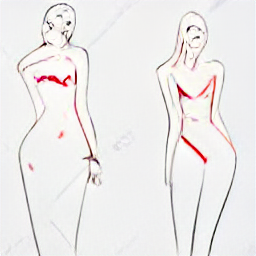 "Sketch illustration of a model posing for a photoshoot in a modern fashion agency, showcasing the profession of a model in the advertising and fashion industry. Photographer, stylist, and model collaborate in a dynamic and creative environment."