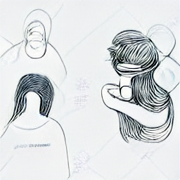 "Hairdresser cutting a client's hair in a modern salon. Sketch style illustration depicting a professional hairstylist at work in a contemporary hair salon environment. Find hairdressing jobs in Soletta."
