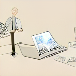 "Real Estate Agent working in modern style, Sketch illustration. Find your dream job in the real estate sector, offering flexible work options, rewarding career opportunities, and a chance to support clients with their property dreams."