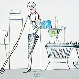 "Cleaning lady, cleaner, cleaning service, house cleaning, office cleaning, professional cleaning, cleaning tools, sketch style illustration, modern cleaning, tidy cleaning service, reliable cleaning"