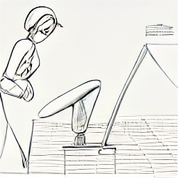 "Haushaltshilfe/Putzfrau in Muri: Sketch illustration depicting a friendly cleaning lady tidying a modern living room, representing the flexible part-time job opportunity. Cleaning supplies and cheerful atmosphere symbolize a professional yet easy-going work environment."