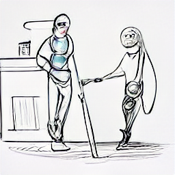 "House cleaner, cleaning service, part-time job, cleaning lady, cleaning man, domestic help, household chores, vacuuming, dusting, modern home, cleaning supplies, sketch style illustration"