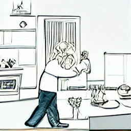 "Lavapiatti part-time in un ristorante moderno. Illustrazione in stile schizzo di una persona che lava i piatti in cucina, ideale per studenti o chi cerca un secondo lavoro serale."