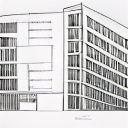 A sketch-style illustration depicts a Fassadenisoleur expertly installing insulation on a modern building facade in Kriens, Switzerland. The image showcases the precision and detail of the work, highlighting tools, materials like Spyropor panels, and a contemporary architectural setting. Job opportunity in Kriens.