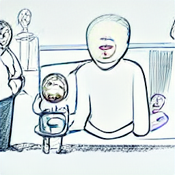 A sketch-style illustration depicts a friendly pediatrician examining a child in a modern clinic. The scene showcases a warm and professional interaction, suggesting a welcoming environment for pediatric care in the Lucerne region of Switzerland. #pediatrician #lucerne #swissjobs #healthcare #sketchillustration