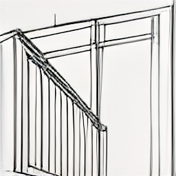 A metalworker in Lugano, Switzerland, skillfully installs metal railings on a modern building. Sketch-style illustration depicting a contemporary metal fabrication job. #metalworker #Lugano #Switzerland #jobs #construction #metalfabrication