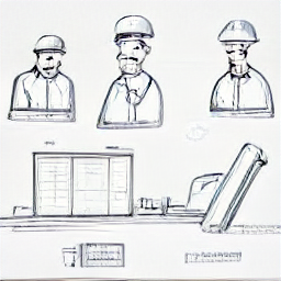 ** "Personalberater/in nel settore edile a Unterägeri. Illustrazione in stile schizzo di un consulente di personale che lavora con candidati e aziende del settore edile, evidenziando il networking, la selezione e il collocamento di personale qualificato."