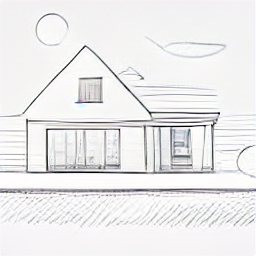 ** "Real estate agent sketch, modern home, professional success, real estate career, property sales, home buying, Ritz Immobilien, independent agent, Swiss real estate market, career opportunity"