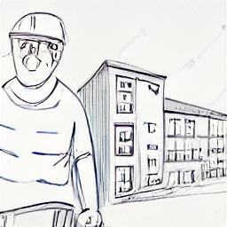 "Illustrative sketch of an electrician working on an electrical panel, showcasing the profession in a modern context. The image depicts a qualified electrician with safety gear in Zurich, Switzerland, emphasizing the importance of electrical work and expertise."